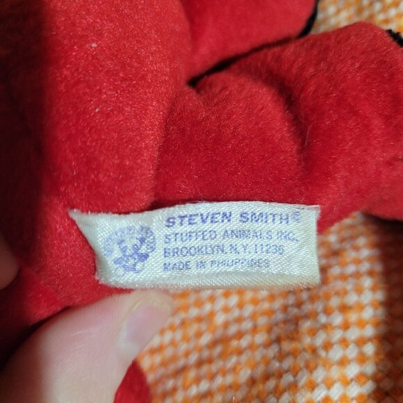 Stevn Smith Grateful Dead Red And Blue Bean Bag Bear 7inch Bertha - Picture 4 of 8